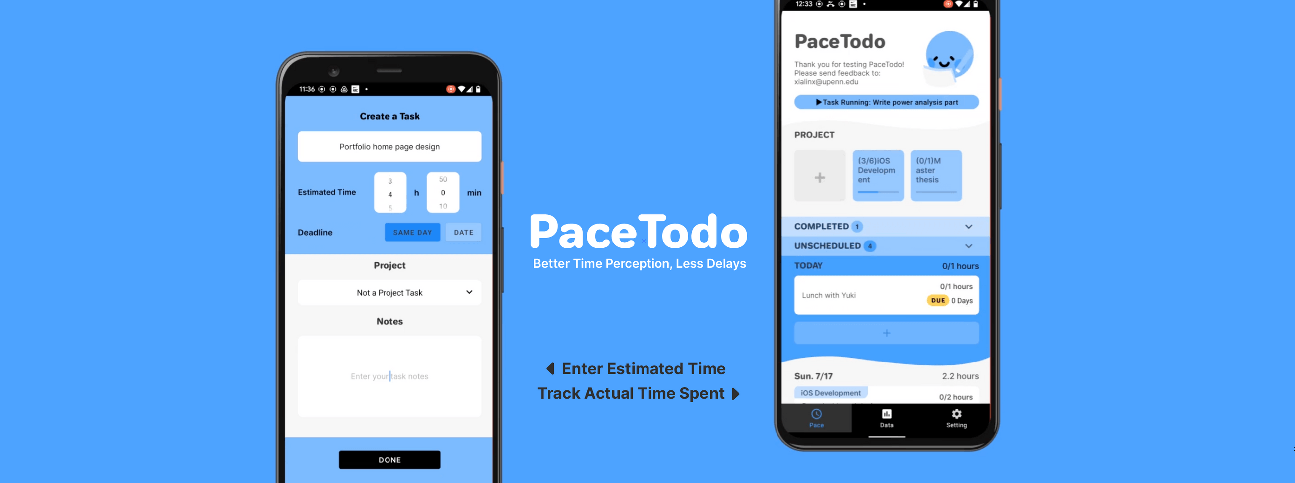UX Research for PaceTodo